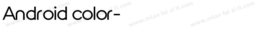 Android color字体转换